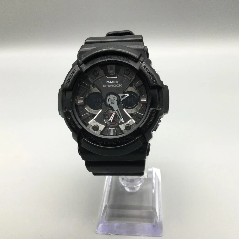 Casio G-Shock 5229 GA-201 Mens Watch 52mm Digital Black Dial Resin New Battery